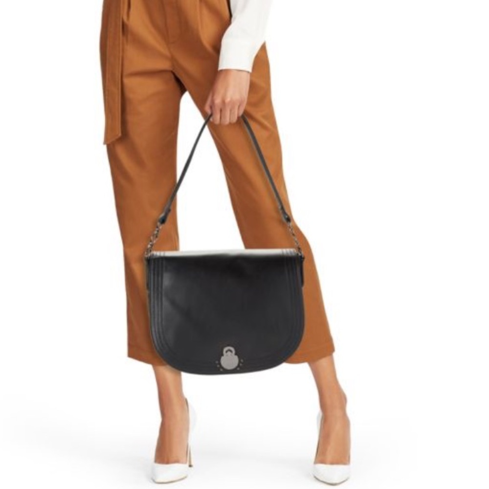 Longchamp Cavalcade Leather Shoulder Bag